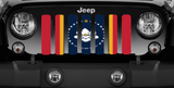 Mississippi State Flag Grille Insert