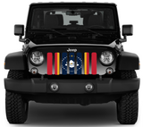 Mississippi State Flag Grille Insert