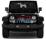 Missouri Grunge State Flag Grille Insert