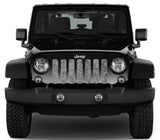 Moab Topography Map Canyon Lands Gray Grille Insert