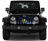 Montana Grunge State Flag Grille Insert