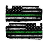 Freedom Series Sun Visor Overlays - 2018+ Wrangler JL / Gladiator JT