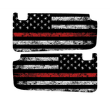 Freedom Series Sun Visor Overlays - 2018+ Wrangler JL / Gladiator JT