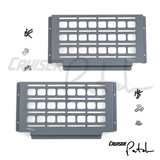 Cruiser Patch 80 Series Land Cruiser LX450 Leather Seat Back MOLLE Pocket Set (Large)