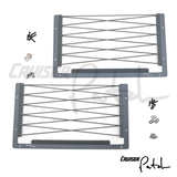 Cruiser Patch 80 Series Toyota Land Cruiser Lexus LX450 Leather Seat Back Frame Set (Large)