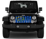 Nevada Grunge State Flag Grille Insert