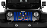 North Dakota State Flag Grille Insert