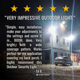 Outdoor Security Motion Yard Flood Light