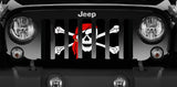 One Eye Jack Pirate Flag Grille Insert