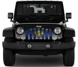Oregon Grunge State Flag Grille Insert