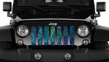 Peacock Feathers Grille Insert