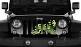 Peeking Frog Jeep Grille Insert