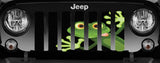 Peeking Frog Jeep Grille Insert