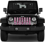 Pink Leopard Print Grille Insert