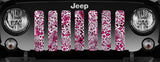 Pink Leopard Print Grille Insert