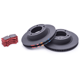 Powerbrake D-Line HP Rotor and Pad Kit | Lexus GX470 Front