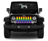 Pride Flag Ombre Grille Insert