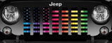 Pride American Flag Grille Insert