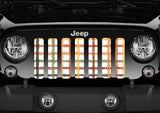 Pumpkin Plaid Grille Insert