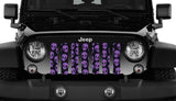 Purple Aliens Grille Insert