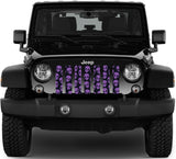 Purple Aliens Grille Insert