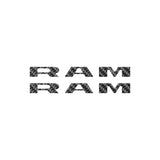 Doorsill Plate Letter Overlays Fits 2025-2026 Ram 1500/2500/3500