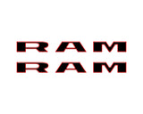 Front Door Emblem Overlays Fits 2025-2026 Ram 1500/2500/3500