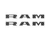 Front Door Emblem Overlays Fits 2025-2026 Ram 1500/2500/3500