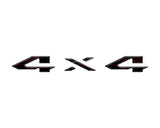 4x4 Tailgate Emblem Letter Overlays Fits 2025-2026 Ram 1500/2500/3500