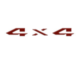 4x4 Tailgate Emblem Letter Overlays Fits 2025-2026 Ram 1500/2500/3500