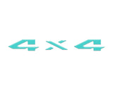 4x4 Tailgate Emblem Letter Overlays Fits 2025-2026 Ram 1500/2500/3500
