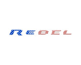 Rebel Tailgate Emblem Letter Inserts Fits 2025-2026 Ram 1500/2500/3500