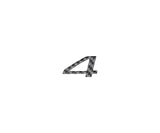 Rear Emblem "4" Letter Inserts Fits 2019-2025 Toyota Rav4