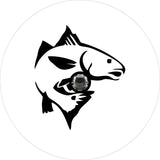 Red Fish White Spare Tire Cover