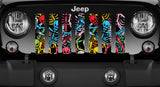 Rainbow Skeletons Grille Insert