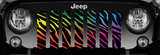 Platinum Rainbow Zebra Print Grille Insert
