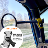 A-Pillar Side Mirror Set For 2024+ Jeep Wrangler JL & Gladiator - CMM Offroad