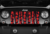 Red Aliens Grille Insert