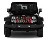 Red Lip Kisses Grille Insert