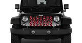 Red Lip Kisses Grille Insert