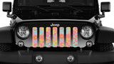 Retro Flowers Grille Insert