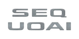 Rear Hatch Letter Overlays Fits 2023-2026 Toyota Sequoia
