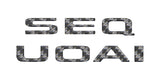 Rear Hatch Letter Overlays Fits 2023-2026 Toyota Sequoia