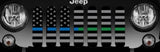 American Tactical Thin Blue and Thin Green Line Grille Insert