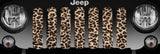Leopard Print Jeep Grille Insert