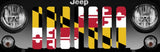 Maryland Flag Grille Insert