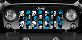Skulls (Blue) Grille Insert