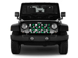 Skulls (Green) Grille Insert