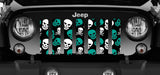 Skulls (Teal) Grille Insert