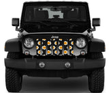 Smiley Flowers Grille Insert
